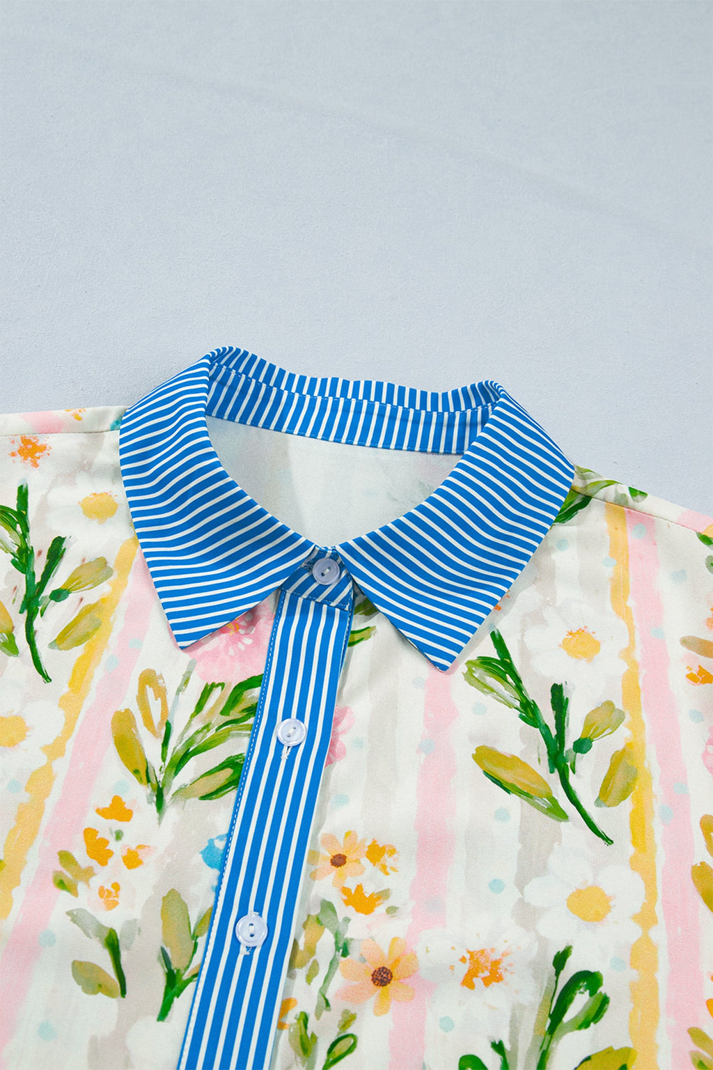 The Dallas Floral  Button Down Dress