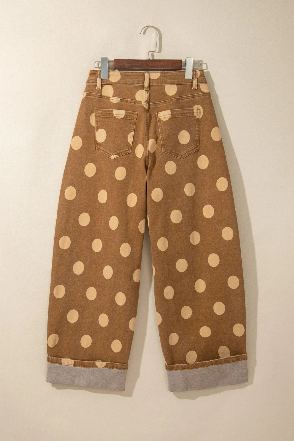 The Haisley Polka Dot Wide Leg Jeans
