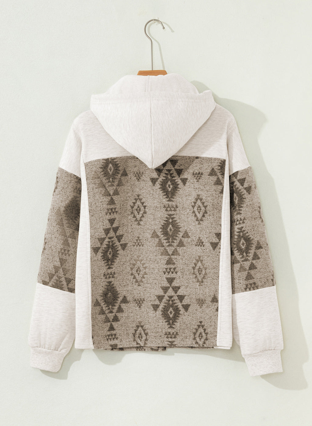 The Willa Western Aztec Hooded Shacket