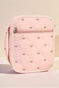 Pink and Brown Bow Bible Cover