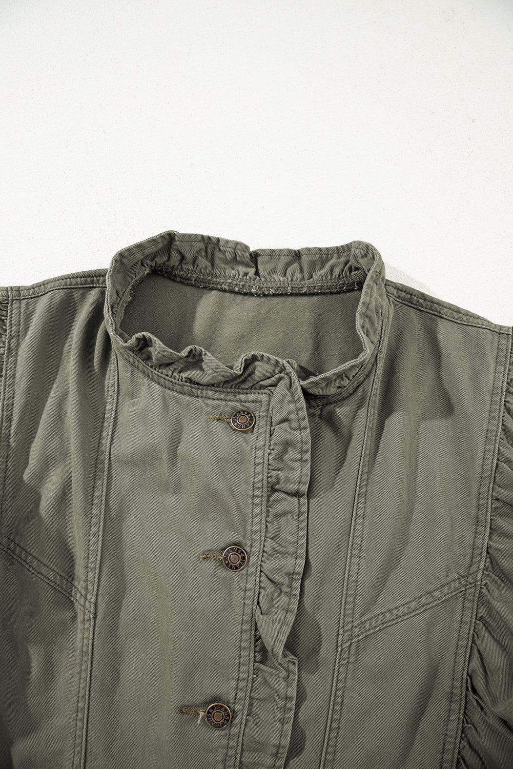 The Oakley Ruffle Sleeve Vest