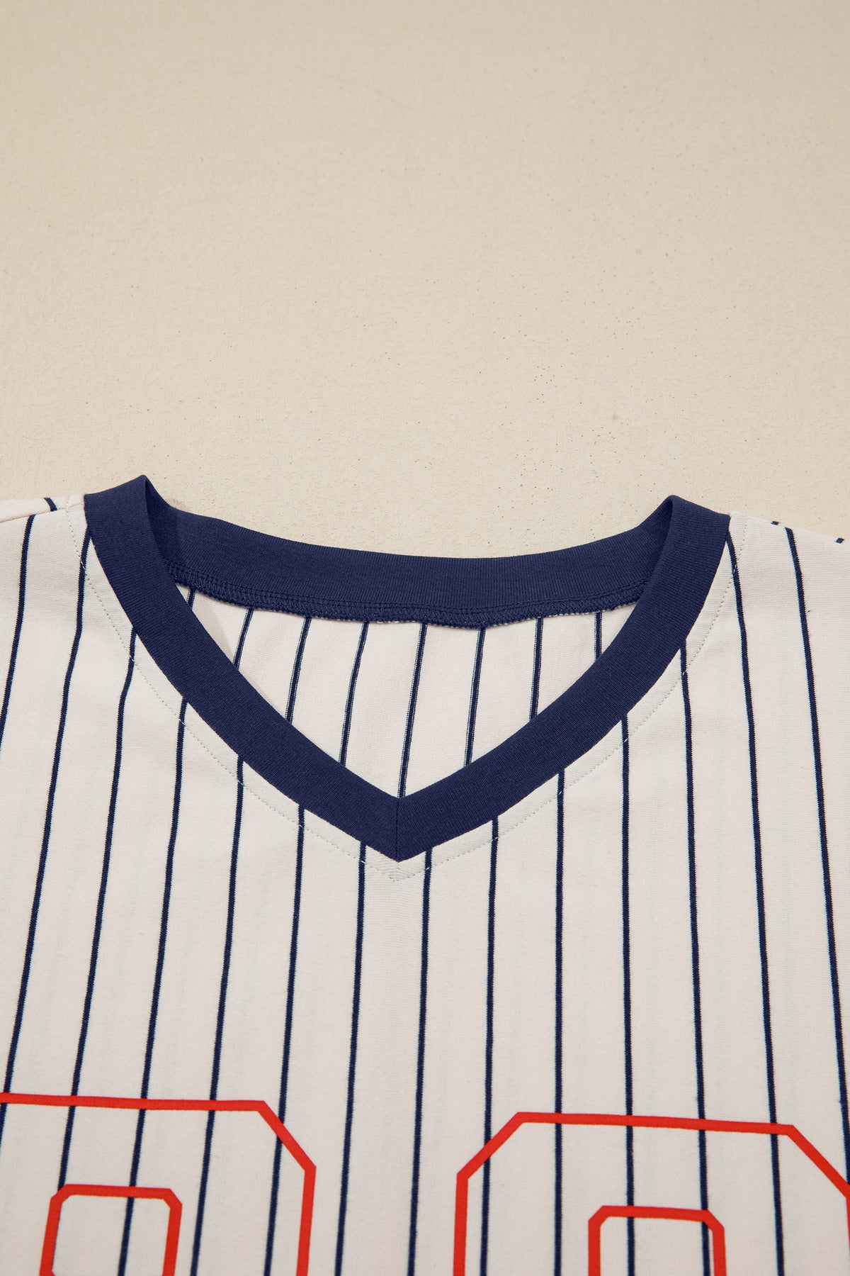 The Addison 88 LOS ANGELES Stripe Lace Top