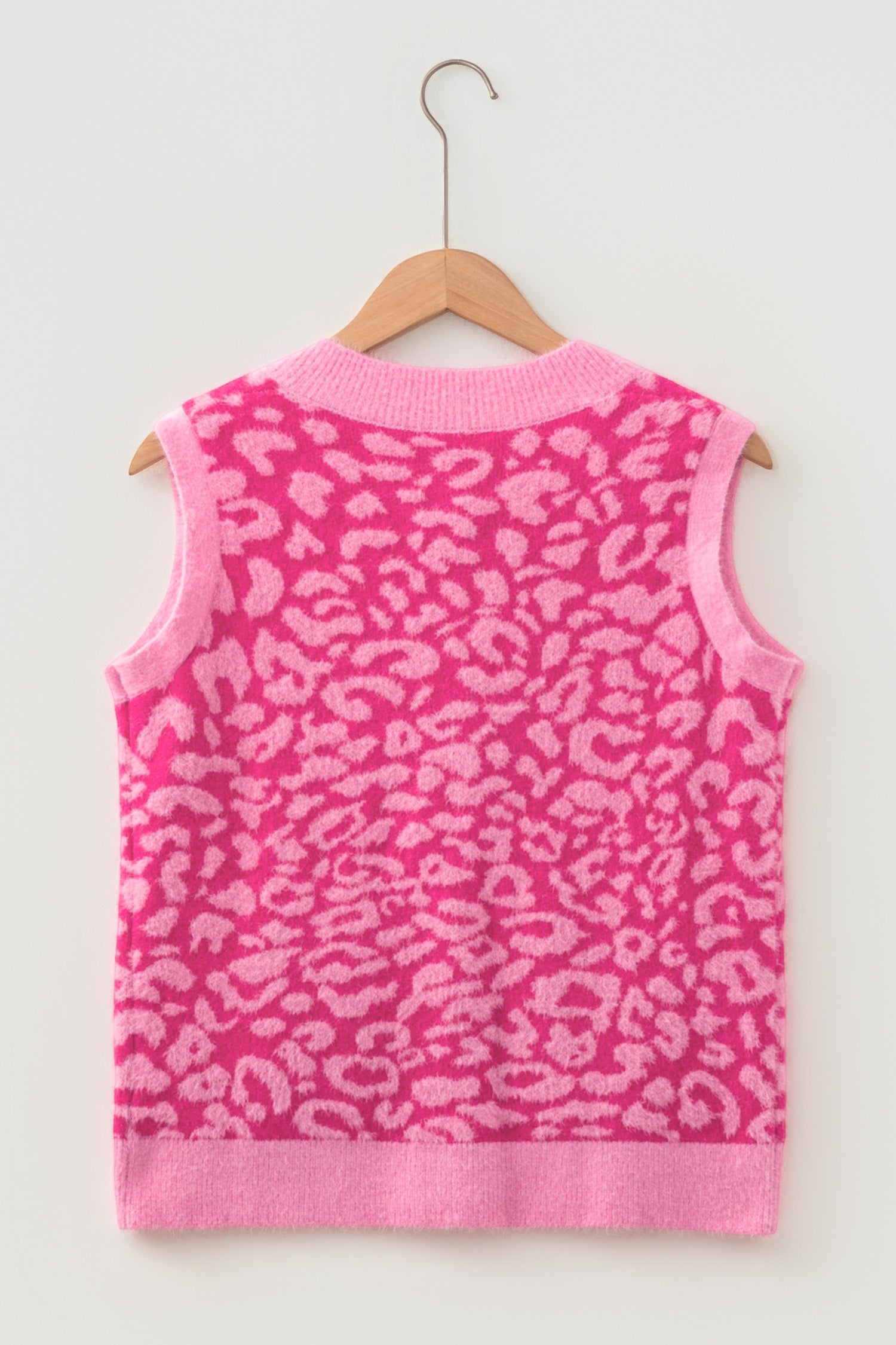 The Harper Leopard Knit Vest