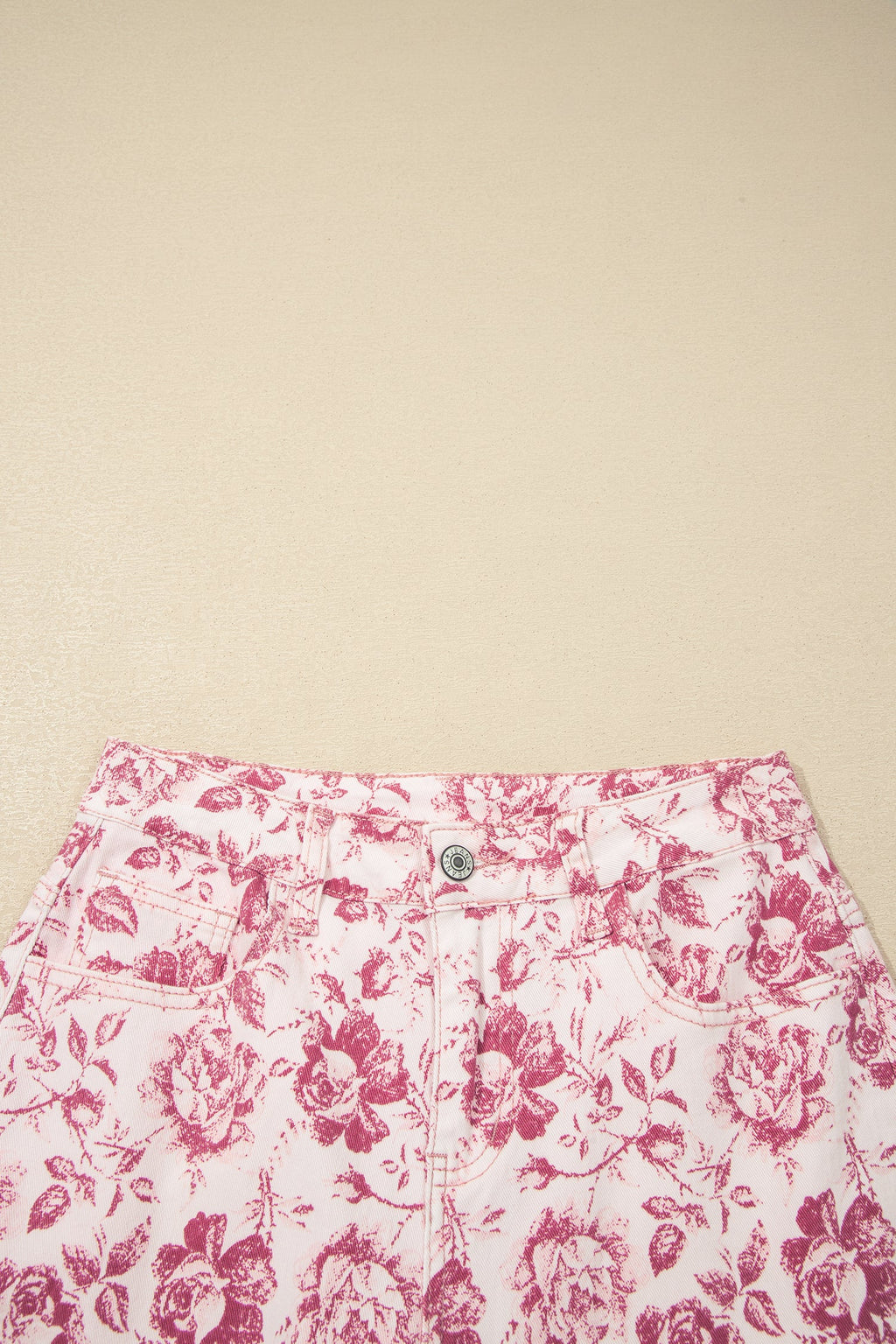 The LULU Floral Denim  Pants