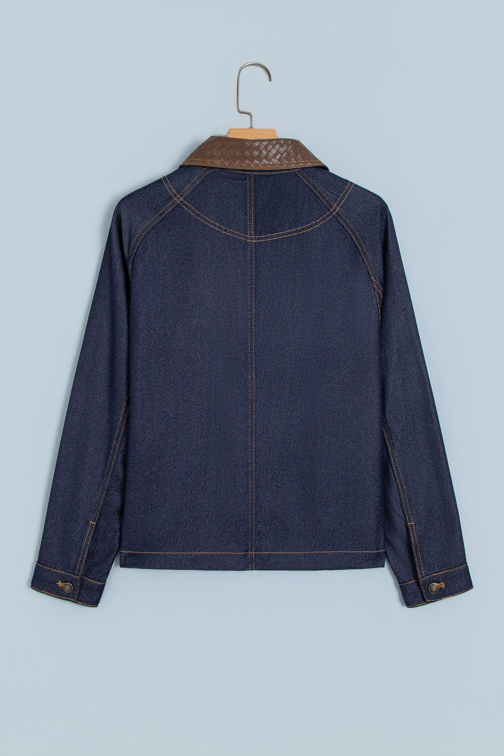 The Prescott Contrast Collar Denim Jacket