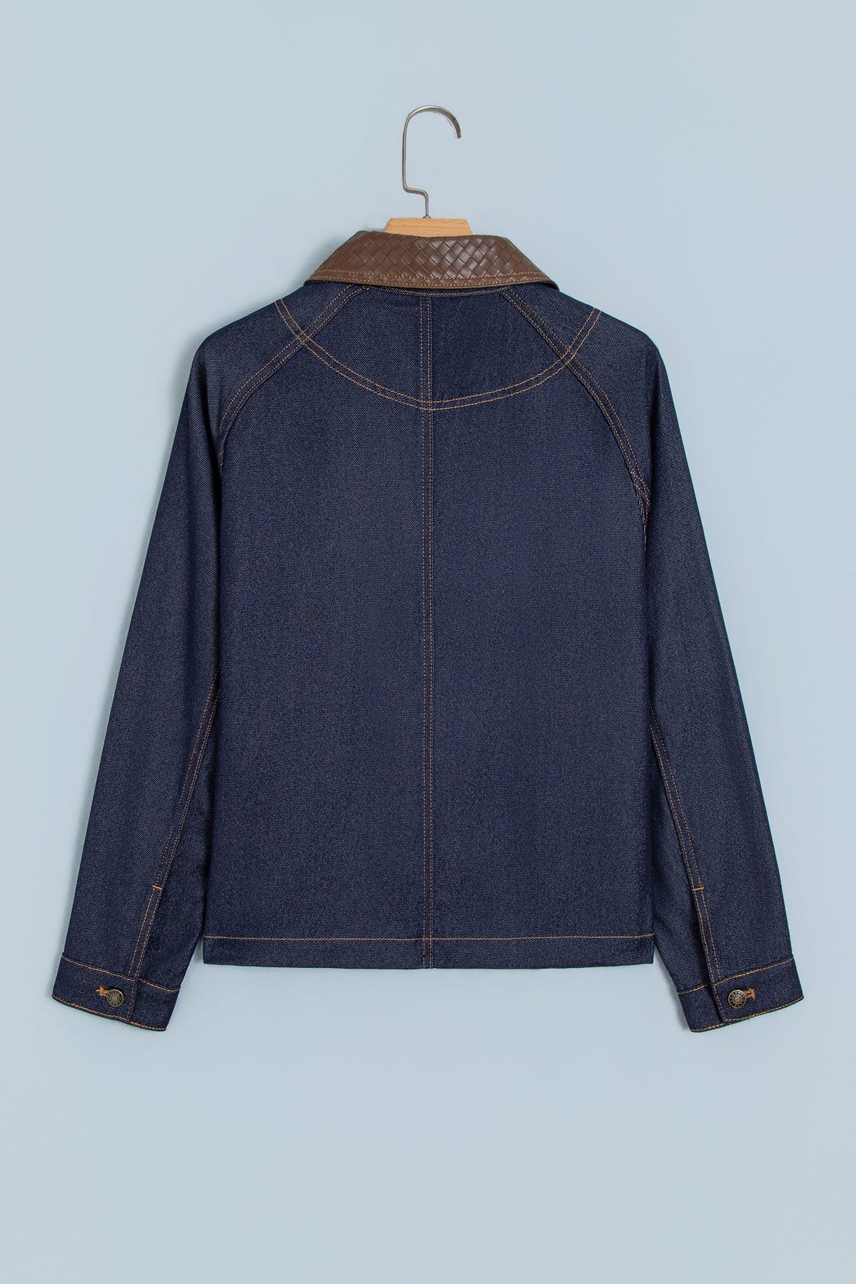 The Prescott Contrast Collar Denim Jacket
