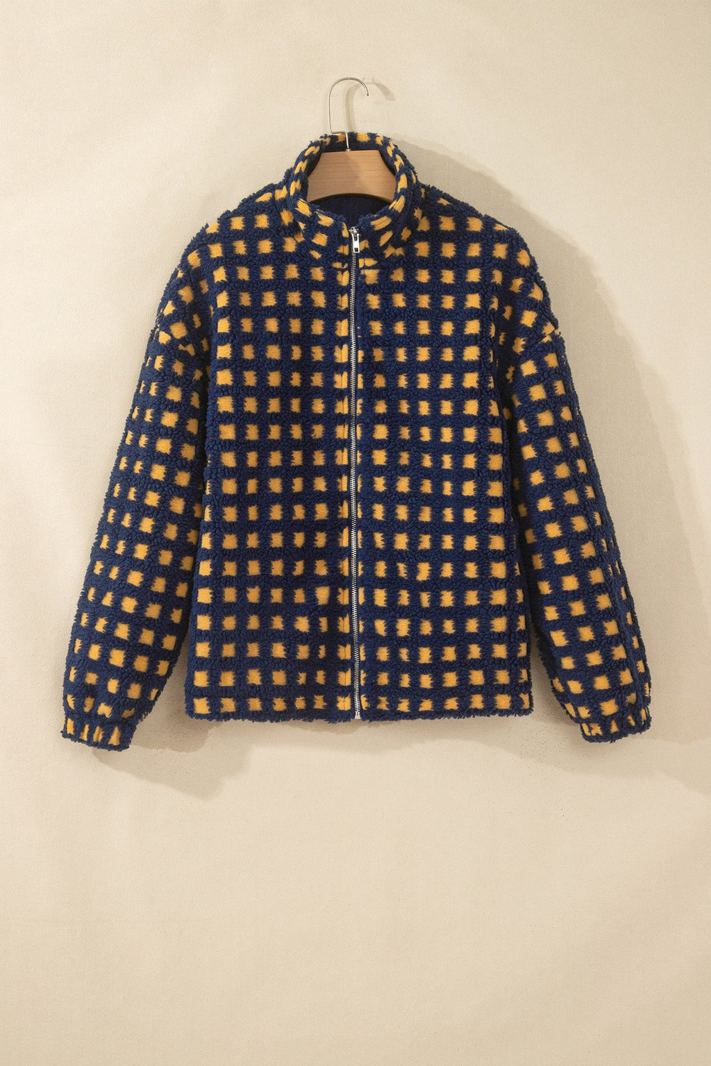 The Tinsley Gingham Sherpa Jacket