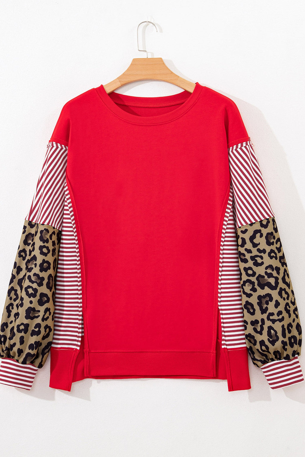 The Hattie Mixed Print Sweatshirt