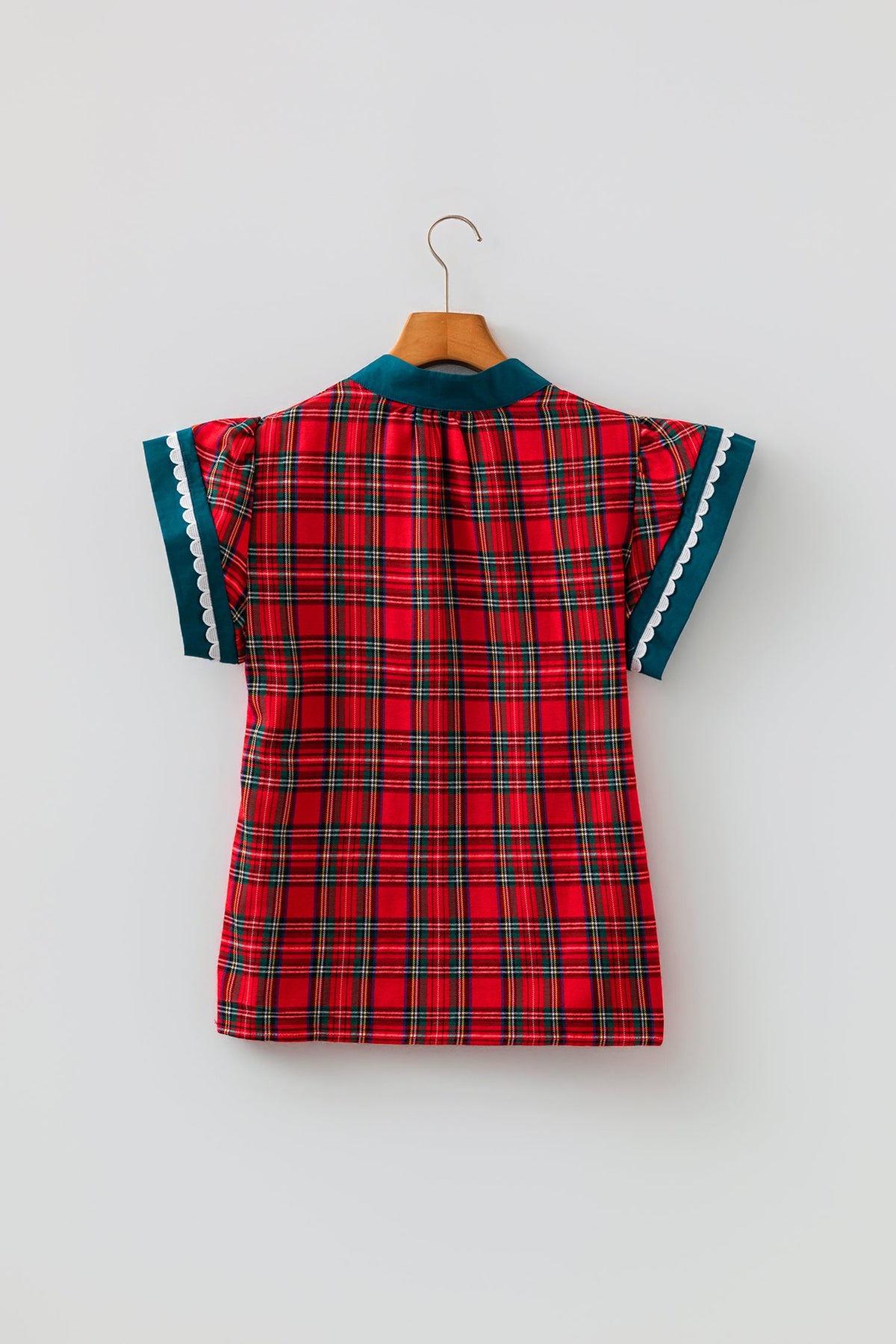 The Merry & Bright Plaid Top