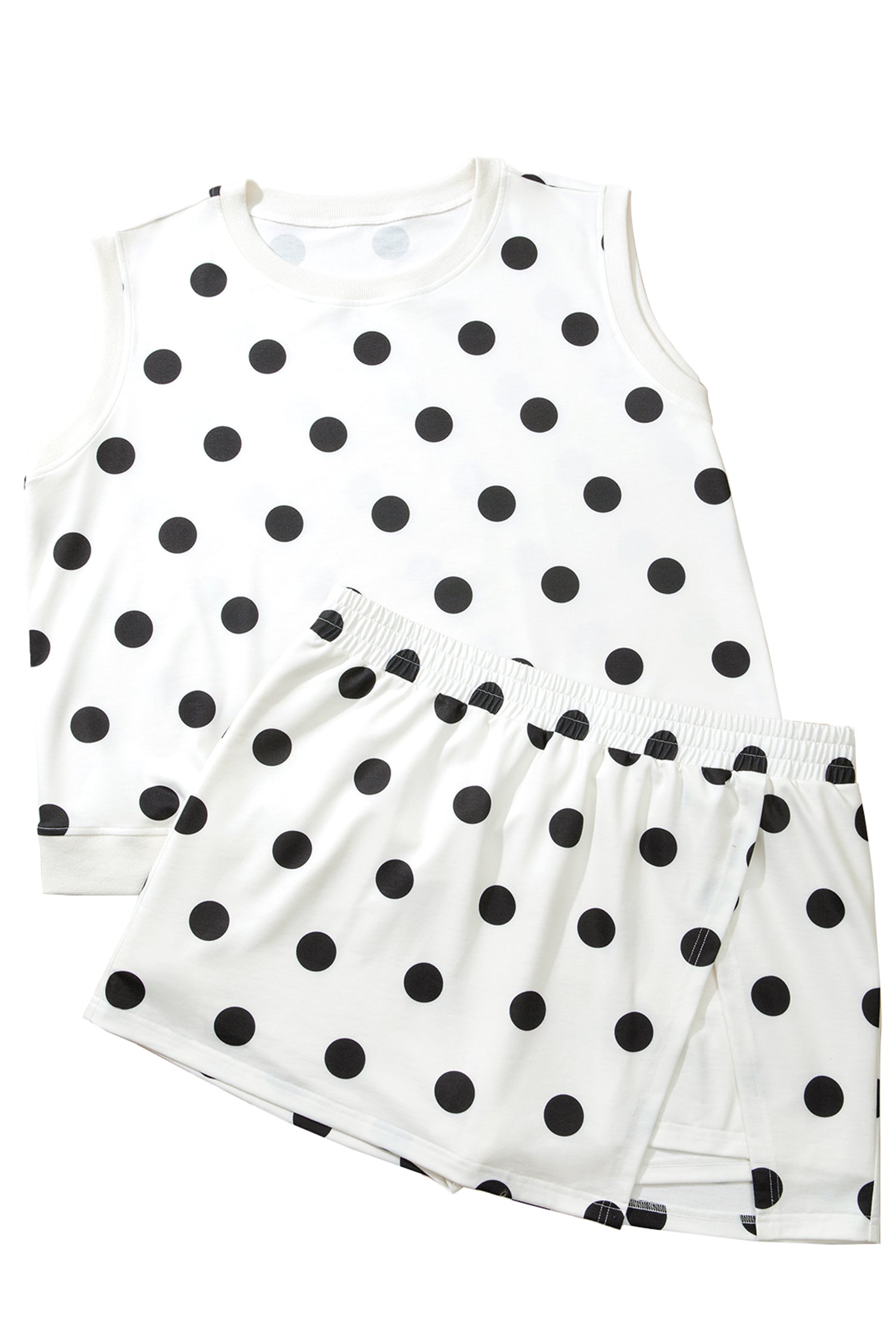 The Evie Polka Dot Skort Set