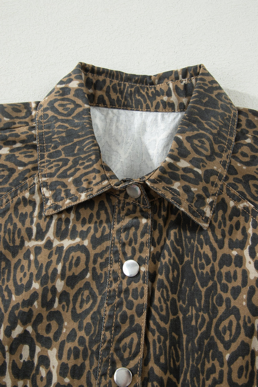 The Berkley Leopard Denim Dress