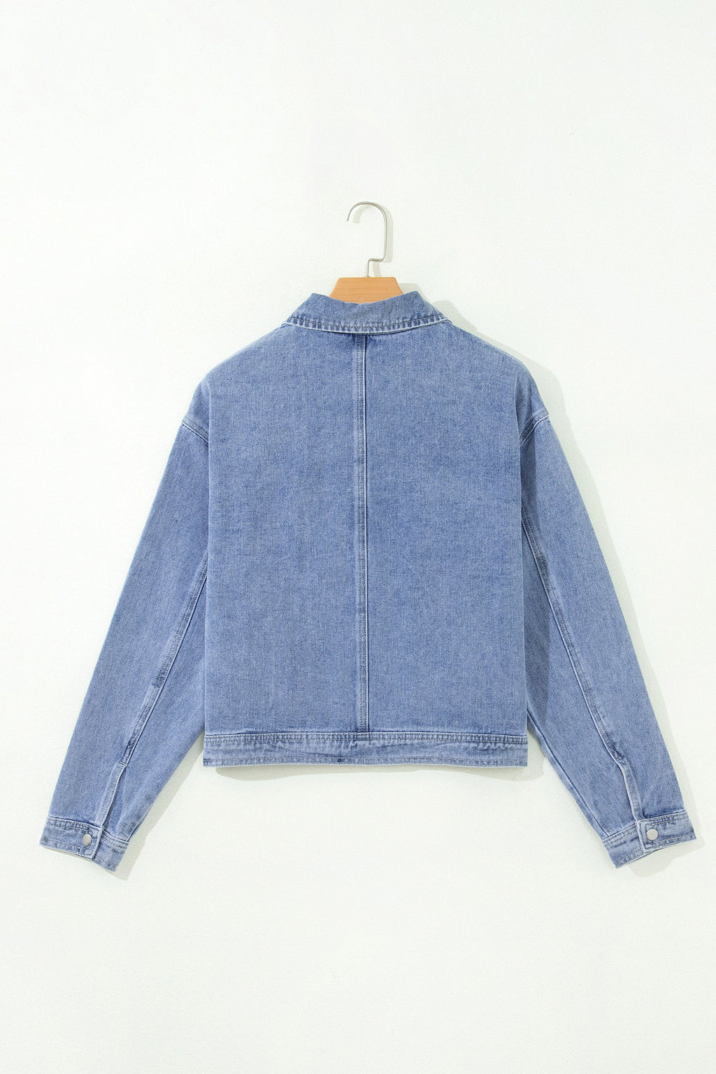 The Pearl Studded Denim Jacket
