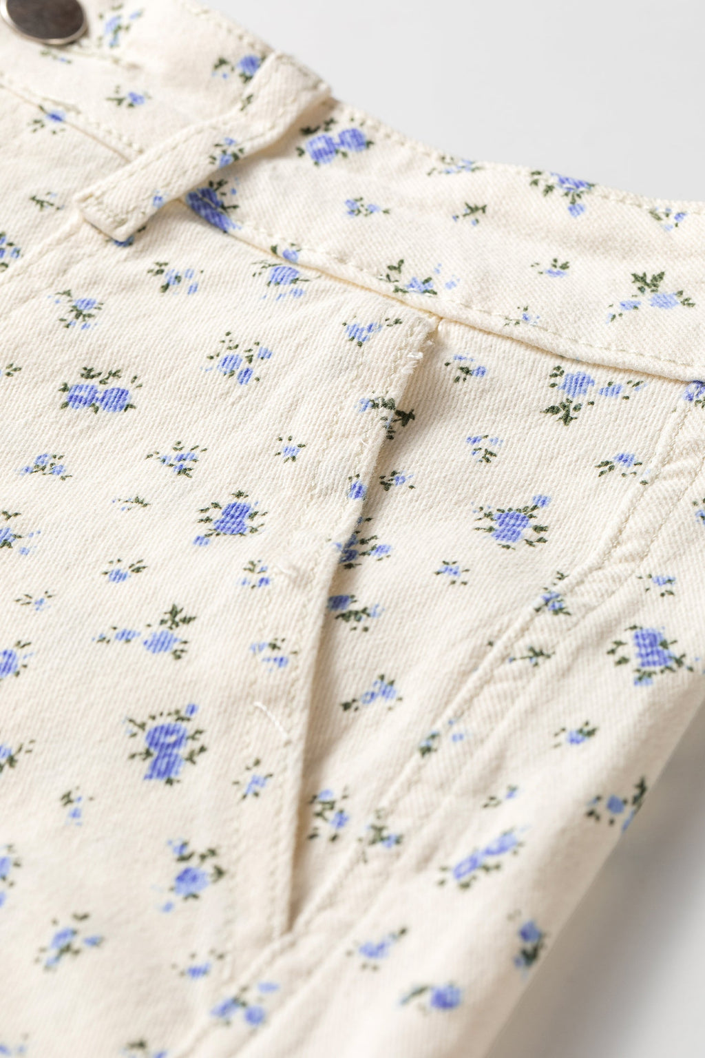 The Gracie Mae Floral Denim High Waist Shorts