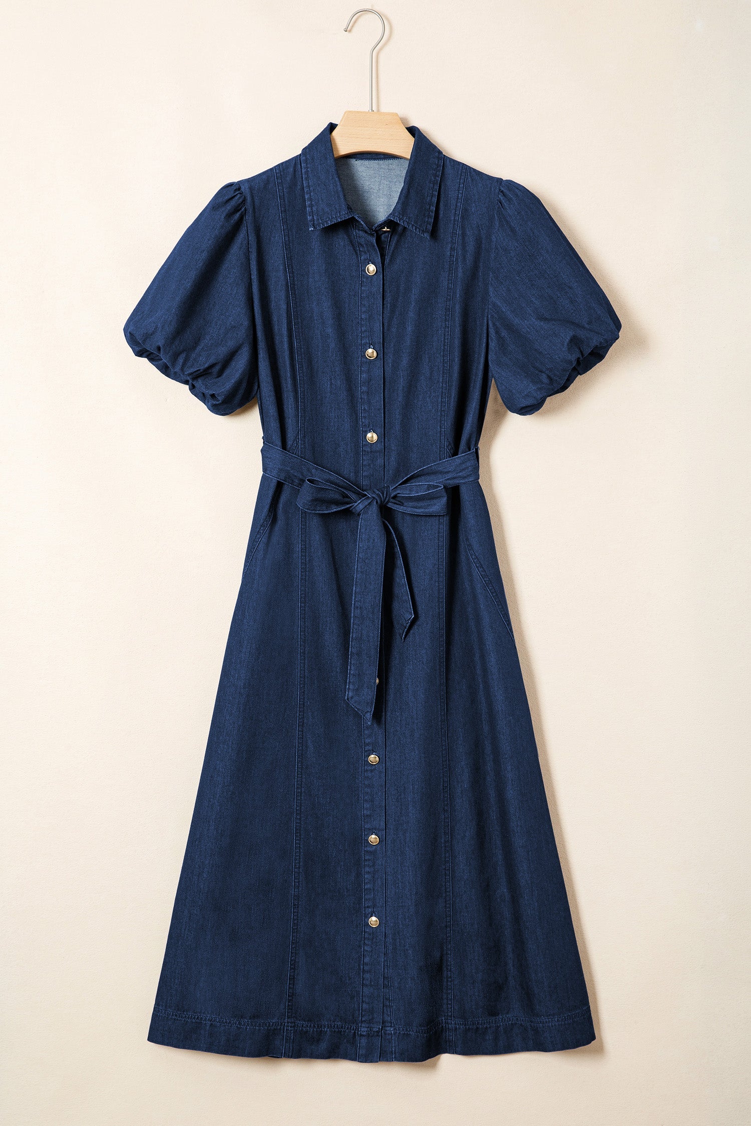 The Weslynn Denim Midi Dress