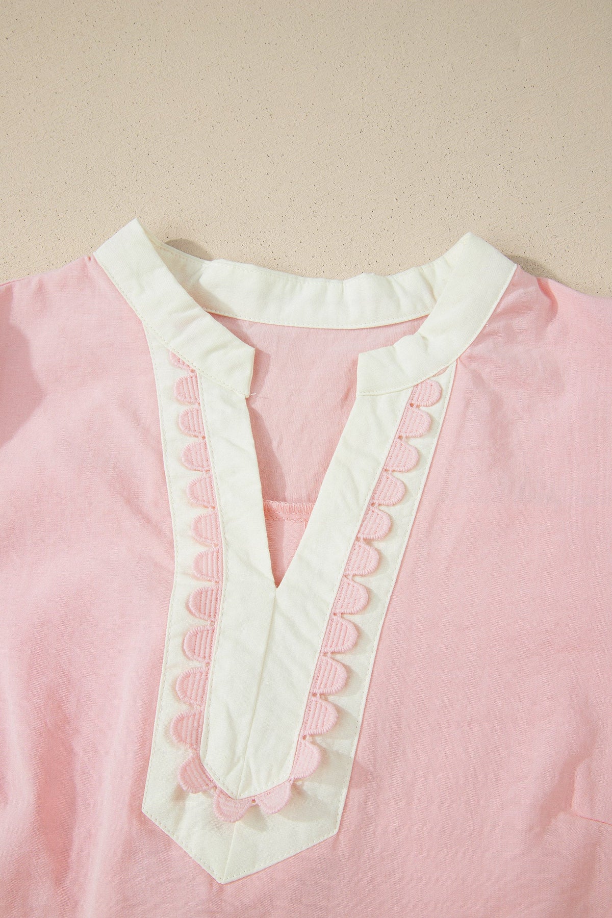 The Addison Scallop Trim Dress