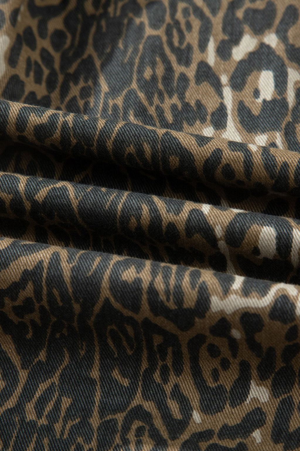 The Berkley Leopard Denim Dress