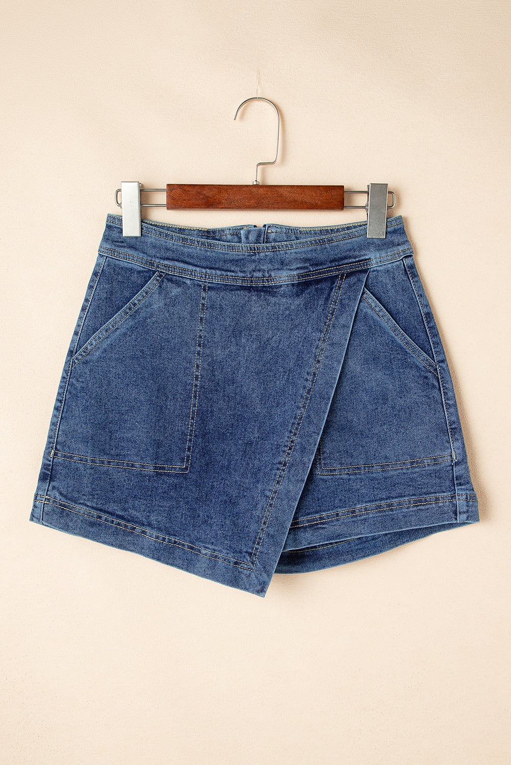 The Charleigh Denim Mini Skort
