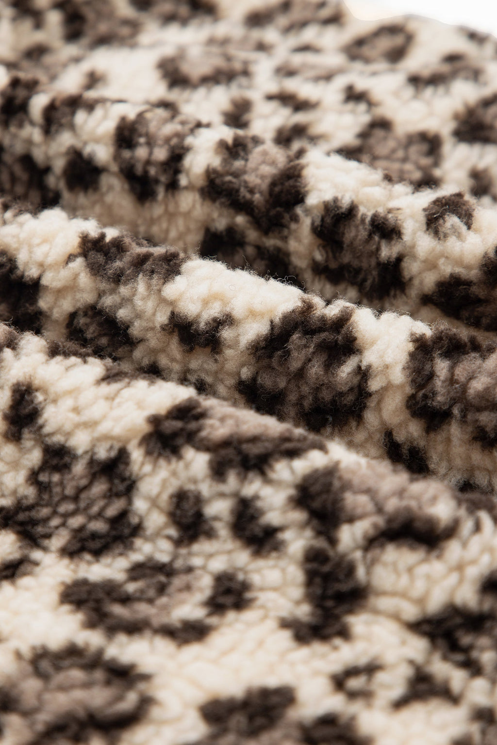 The Lily Rose Leopard Fleece Half Zip Sweatshirt