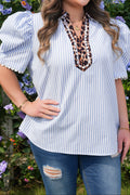 The Bronwyn Bubble Sleeve Blouse