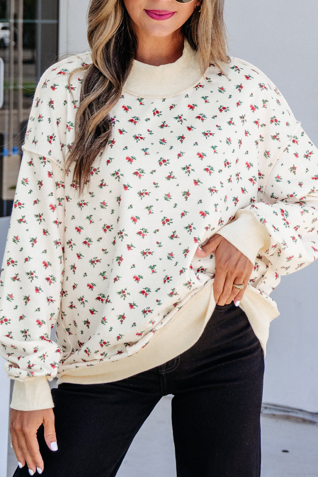 The Rosie Mae Floral Sweatshirt