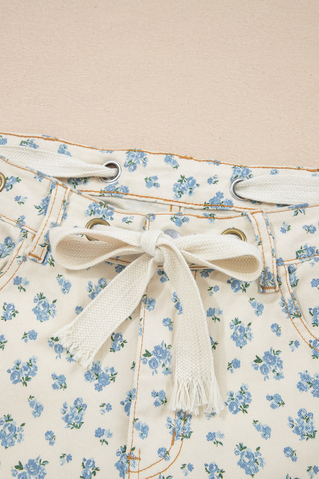 The Caroline Floral Barrel Leg Jeans