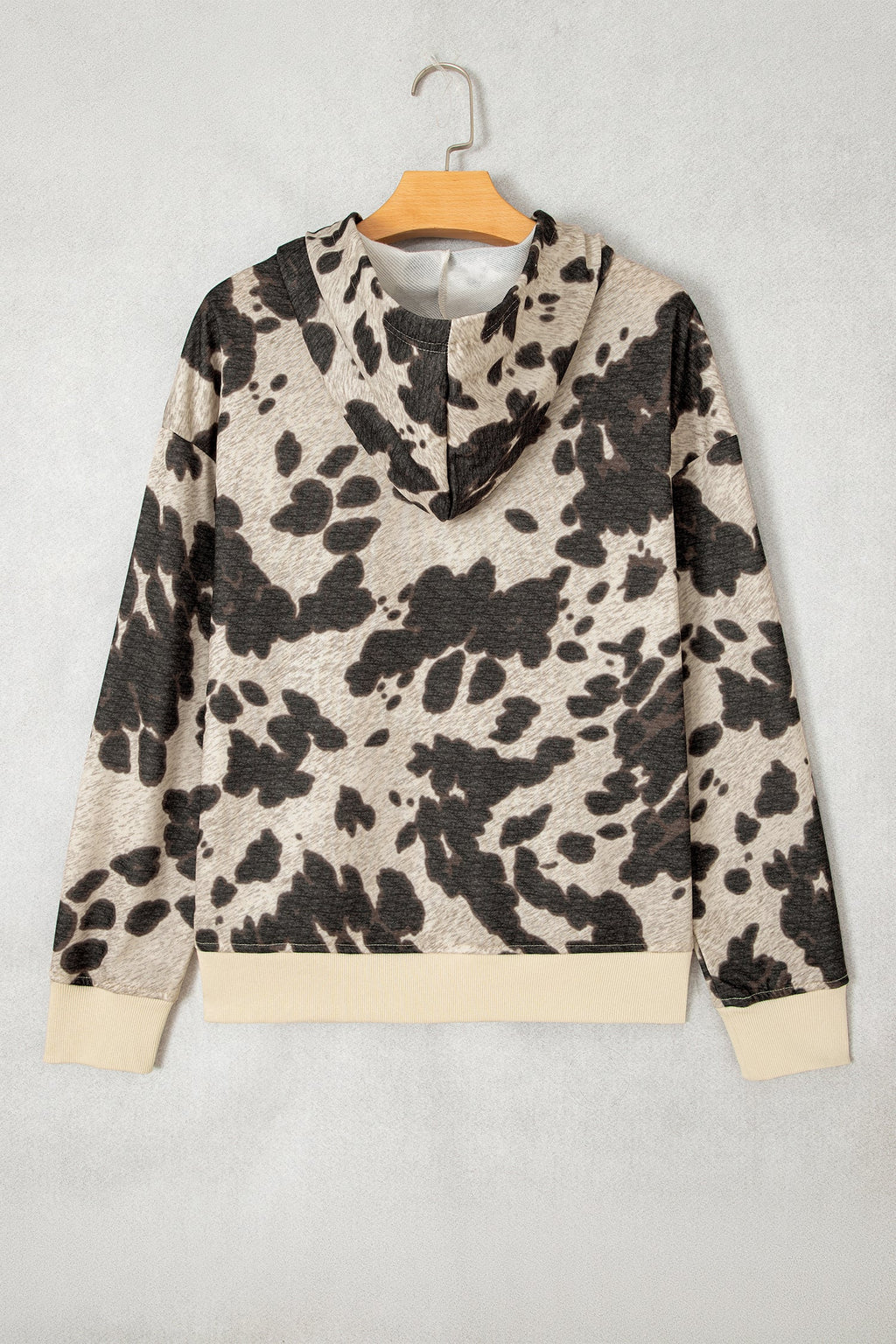 The Hattie Cow Print Hoodie