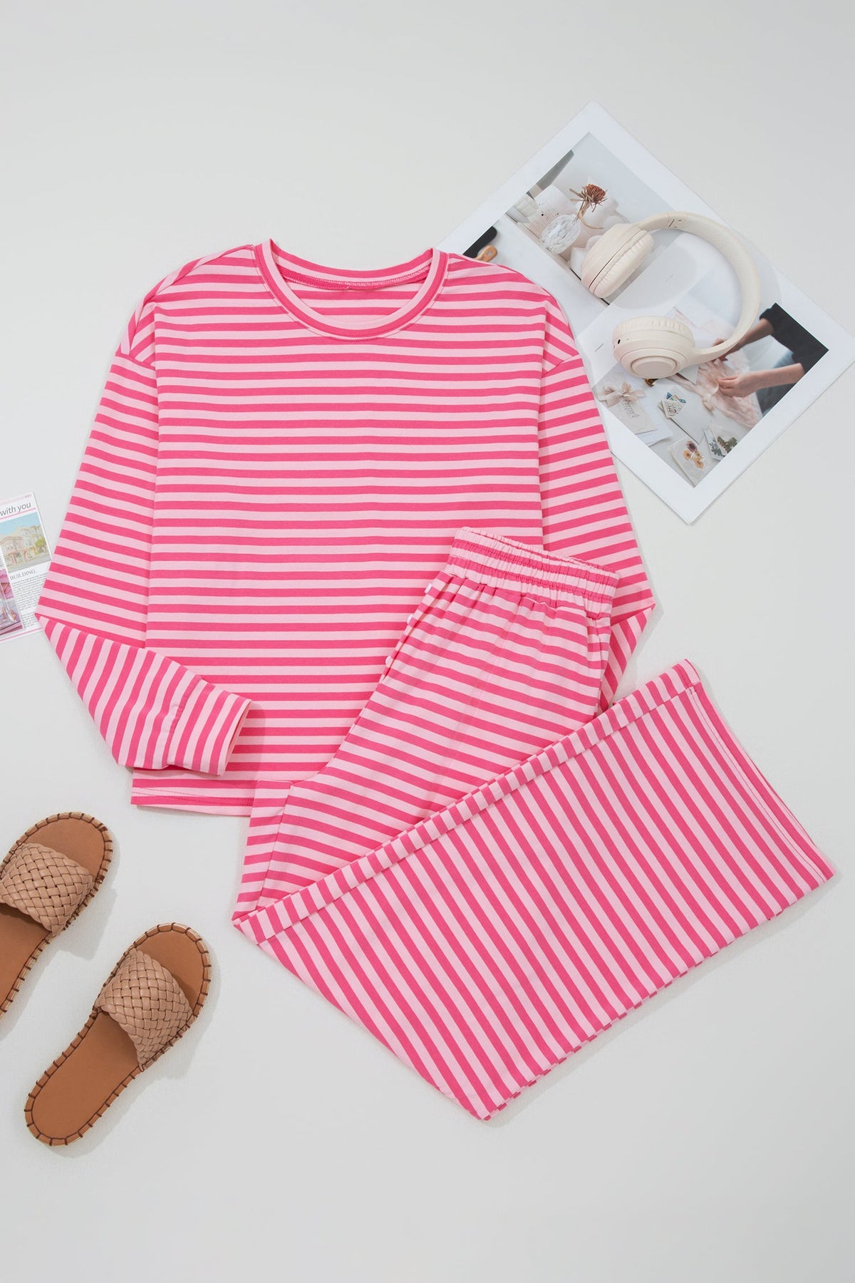The Mavi Stripe Lounge Set