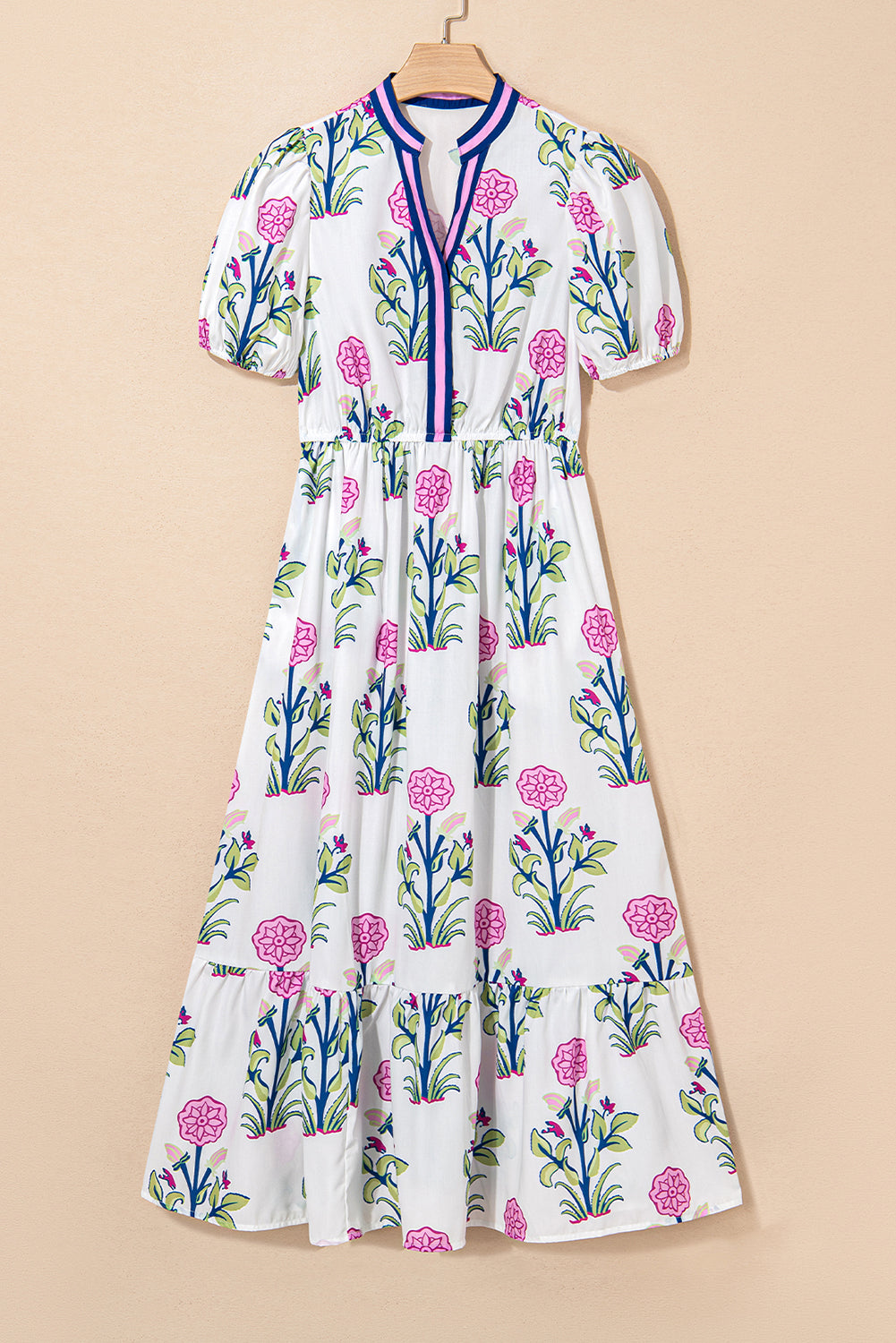 The Brielle Floral Puff Sleeve Dress
