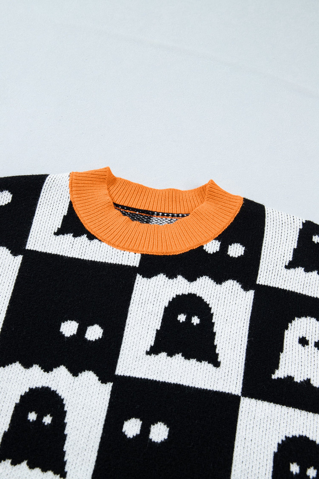The Gracie Ghost Checker Sweater