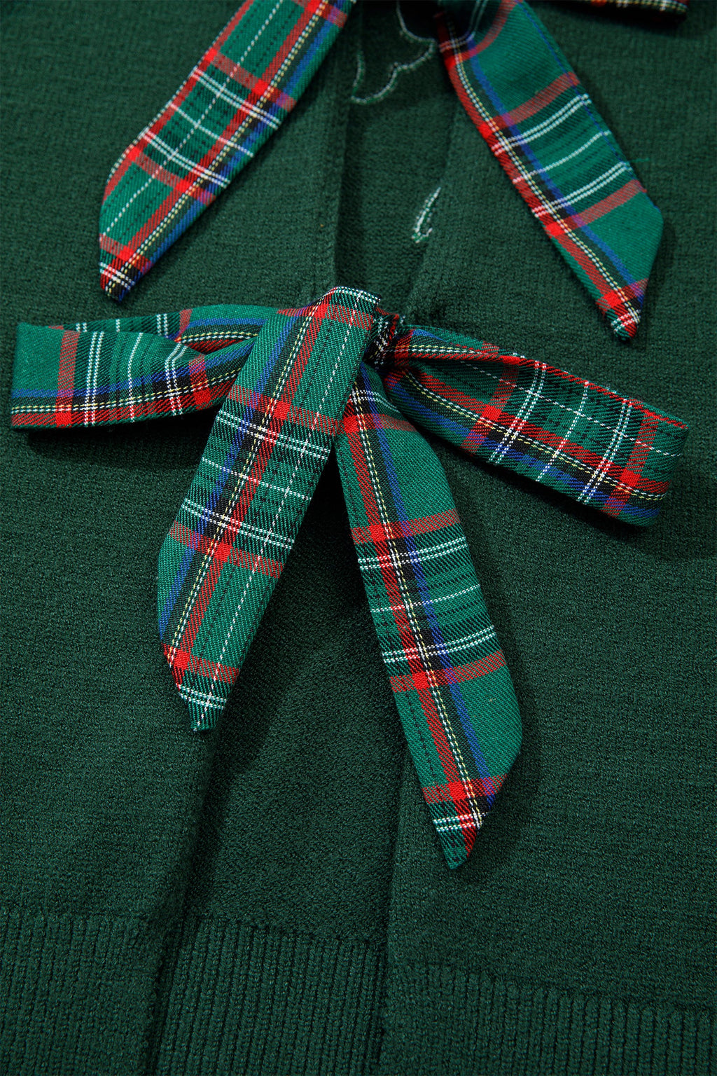 The Holiday Glow Bow Tie Back Sweater