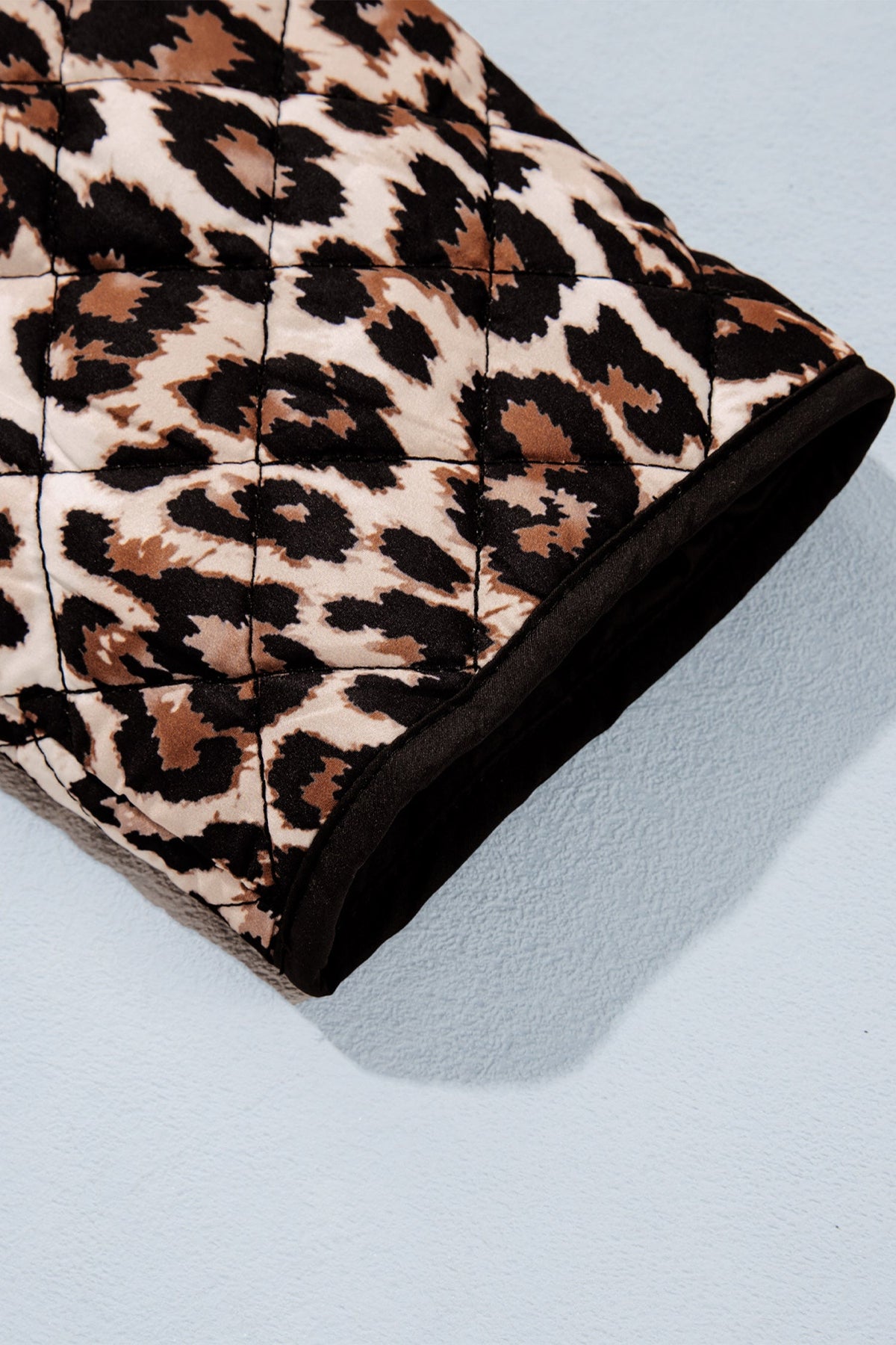 The Layla Leopard Quilted Jacket