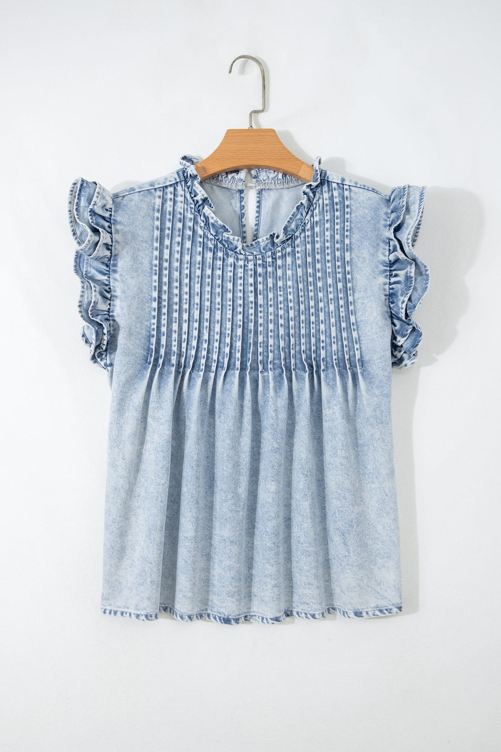 The Huntley Denim Blouse
