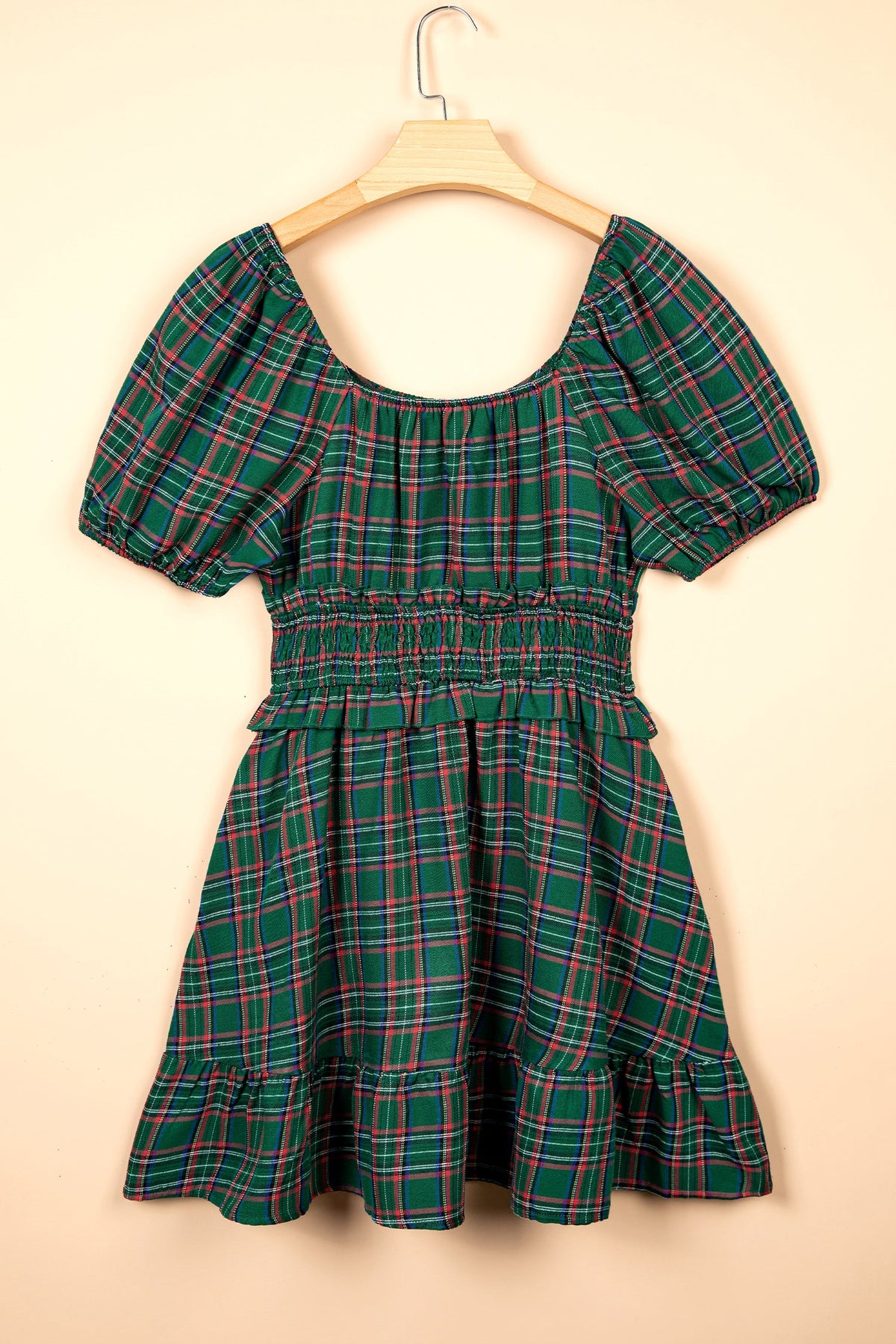 The Evergreen Plaid Dress