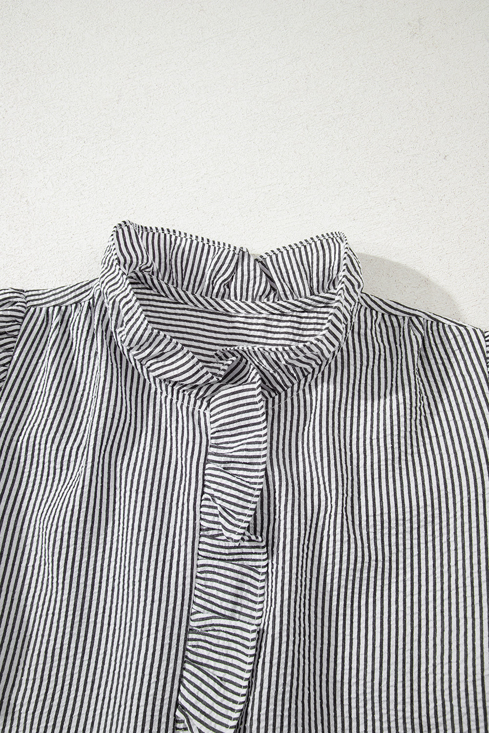 The Taylor Mae Stripe Ruffle Shirt