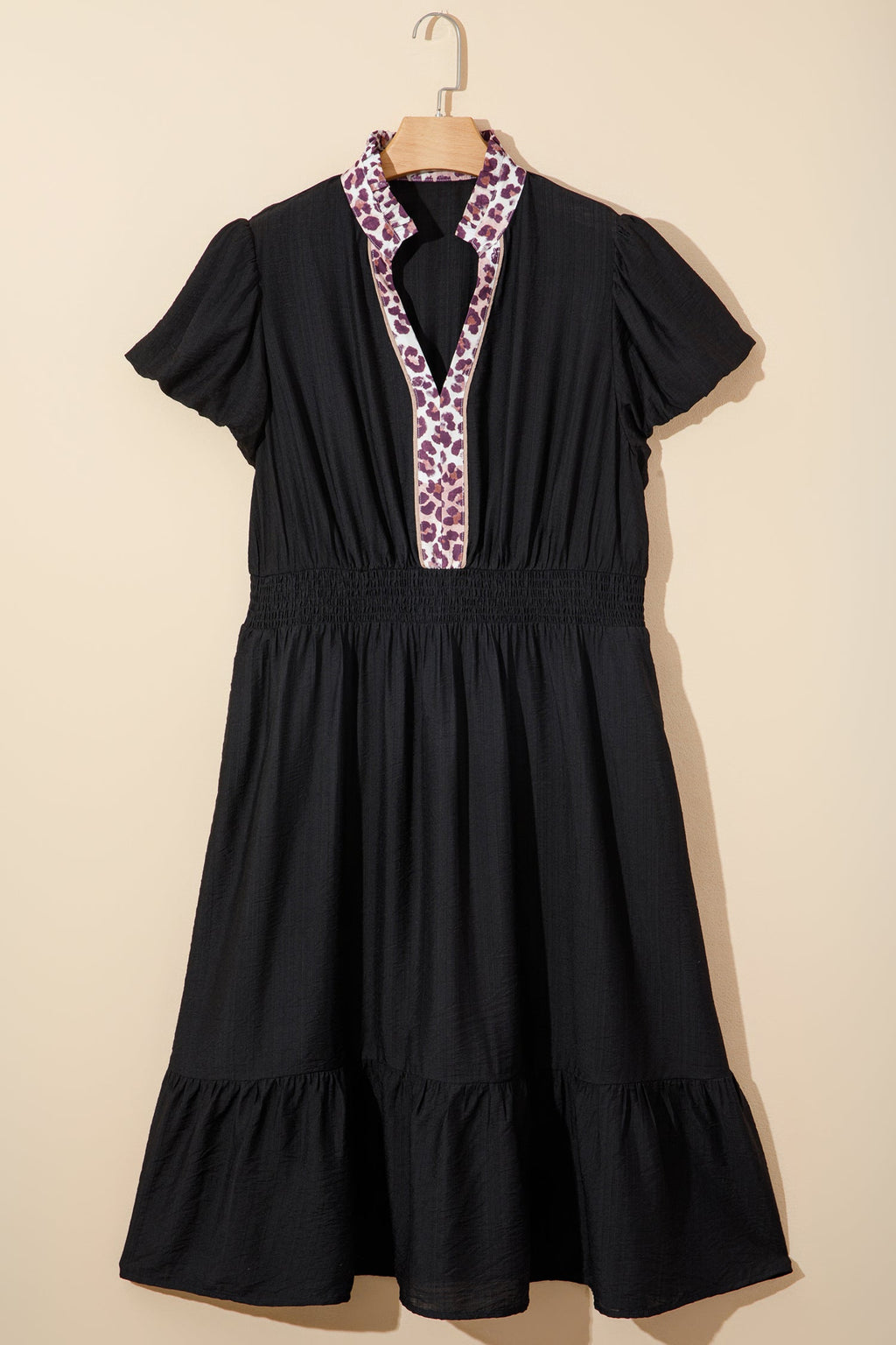 The Kate Black Leopard Dress