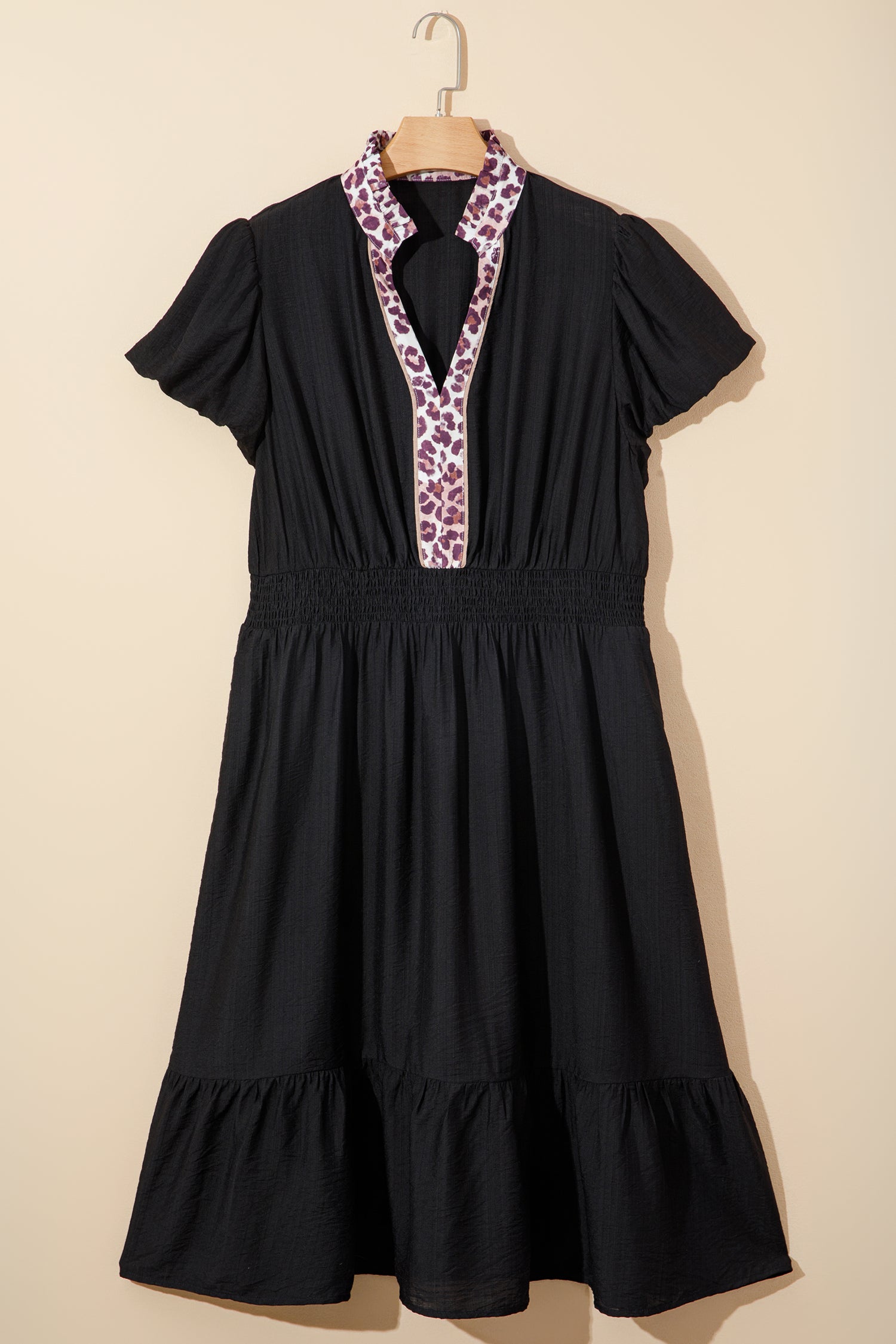 The Kate Black Leopard Dress