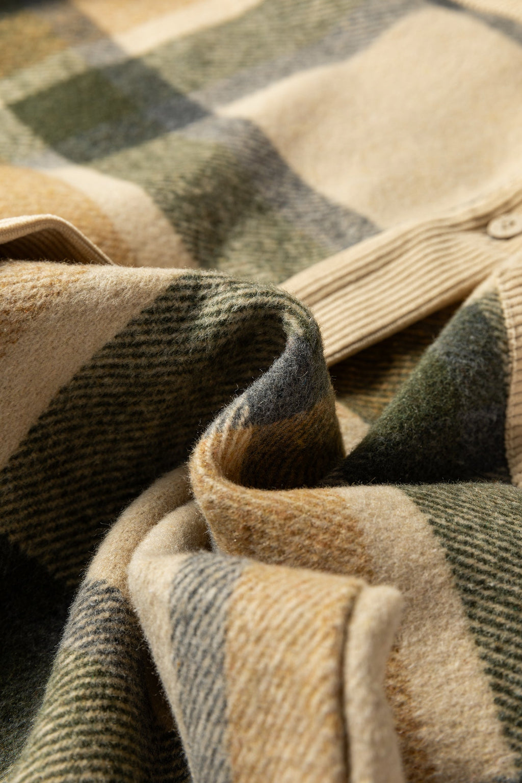 The Hattie Skye Plaid Corduroy Shacket