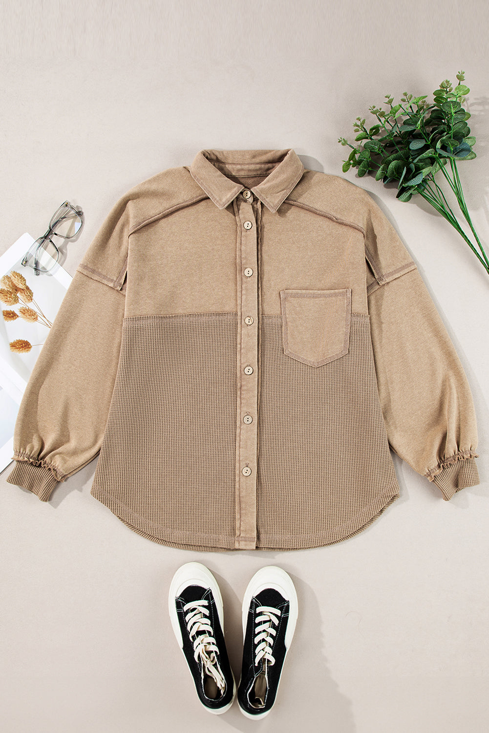 The Willa James Mineral Wash Shacket