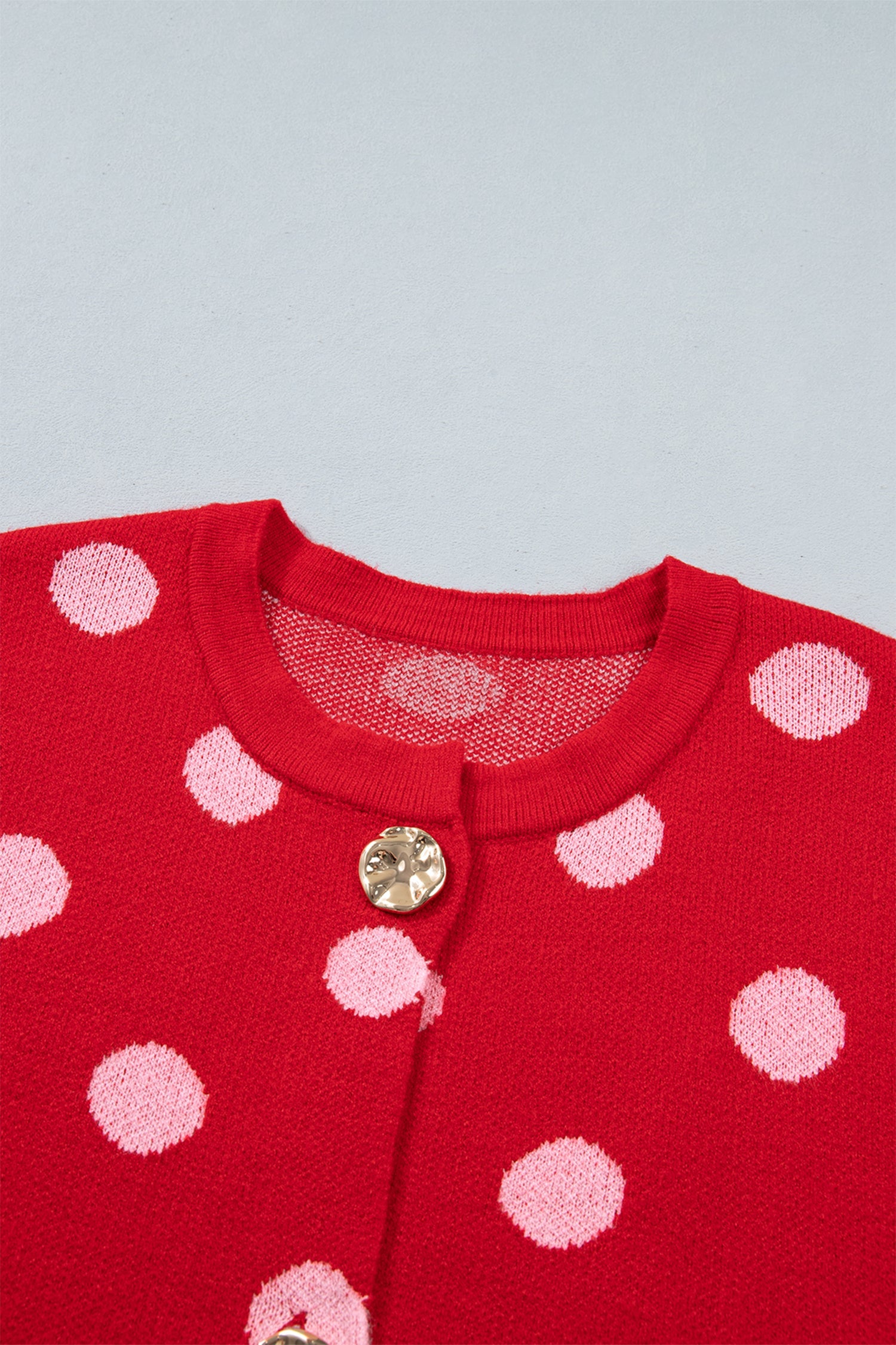 The Scarlett Polka Dot Knit Vest