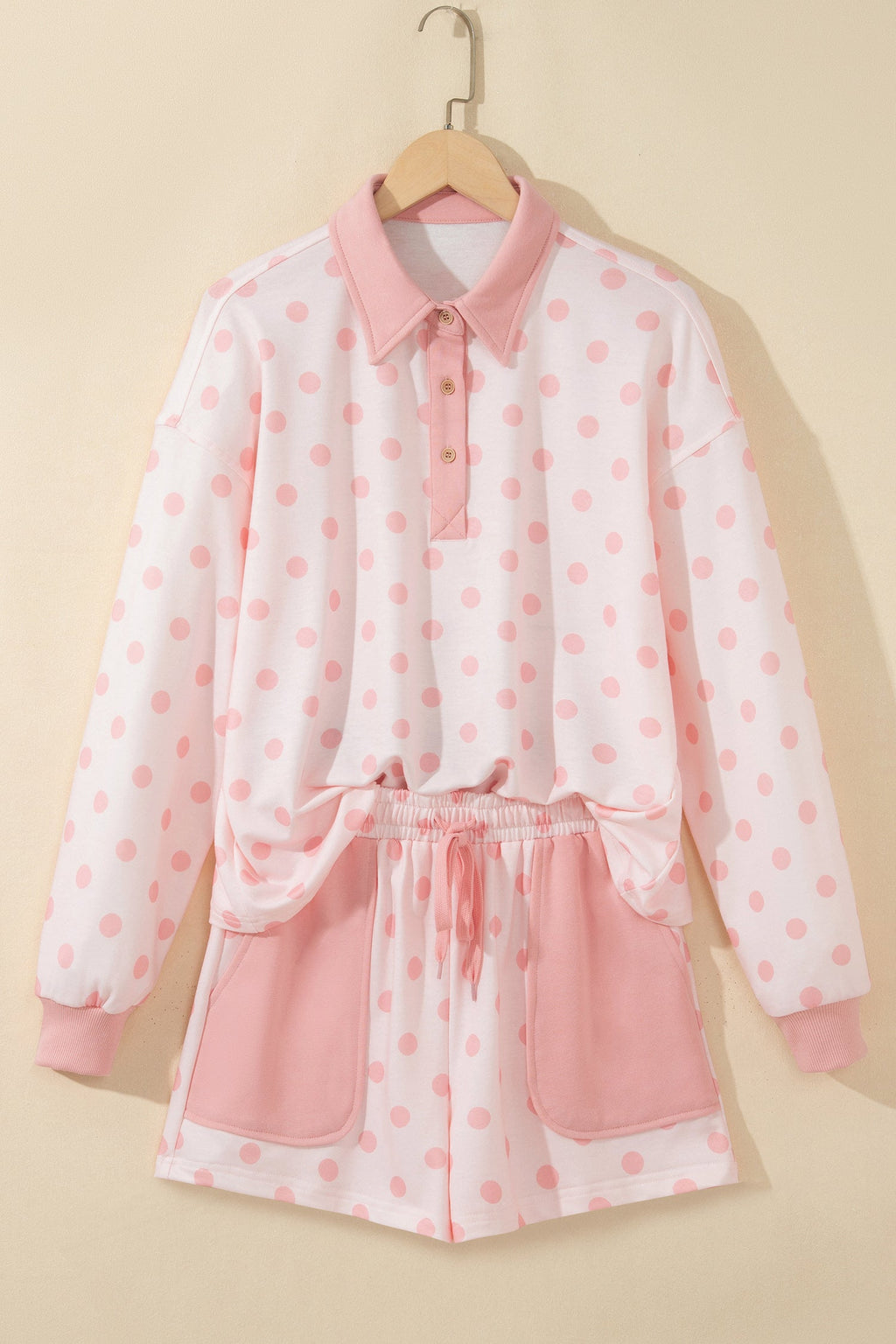The Pink Pose Polka Dot Set
