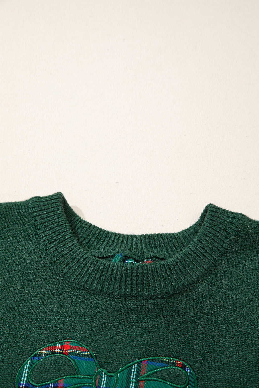 The Holiday Glow Bow Tie Back Sweater
