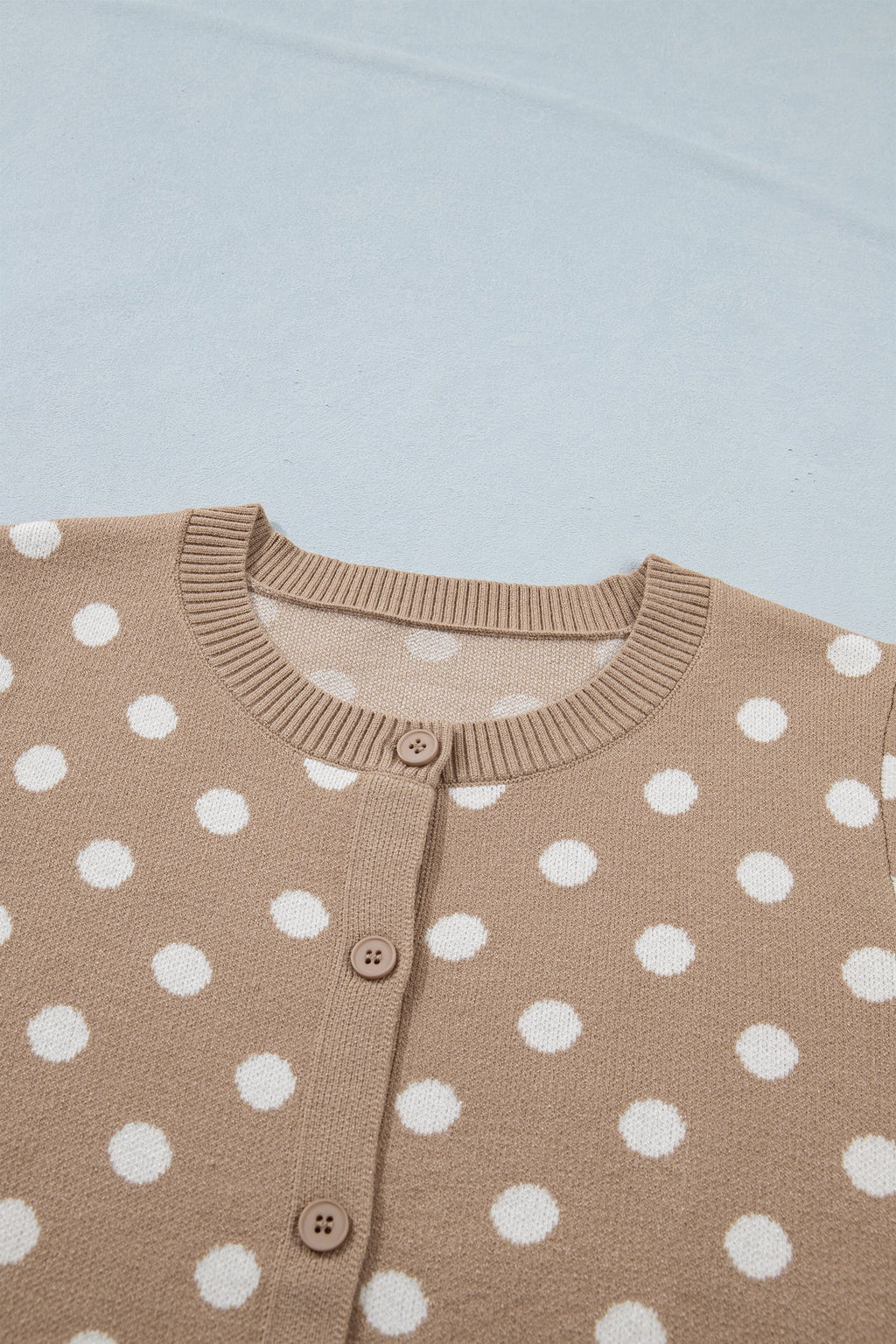 The Lizzie Polka Dot Short Sleeve Cardigan