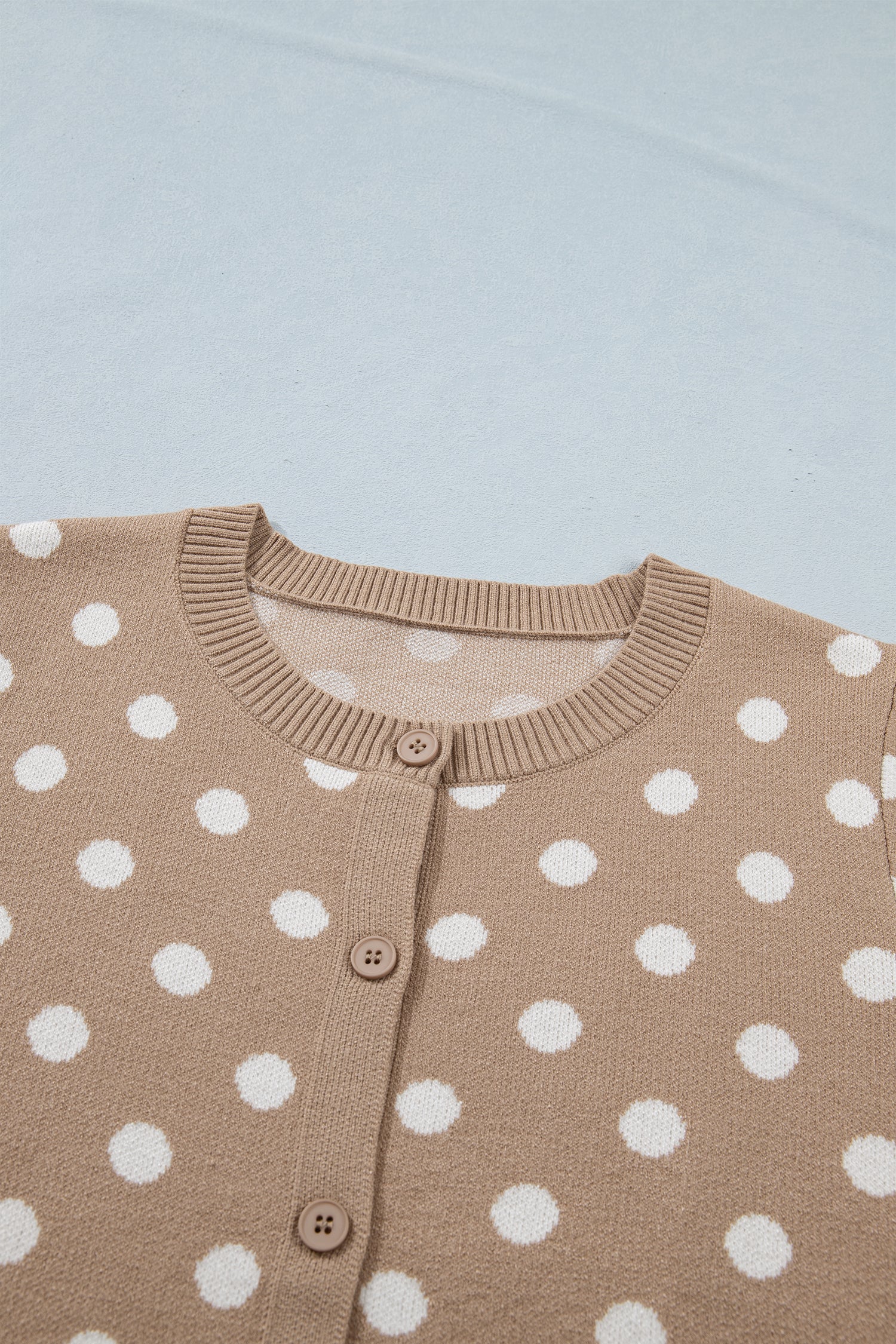 The Lizzie Polka Dot Short Sleeve Cardigan
