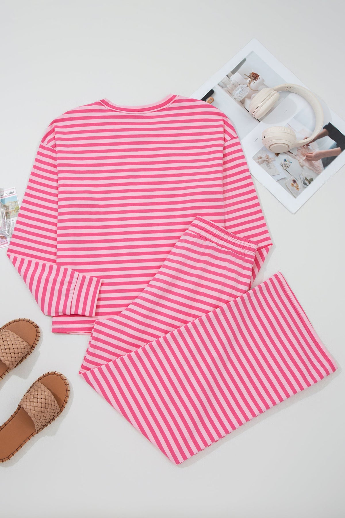 The Mavi Stripe Lounge Set