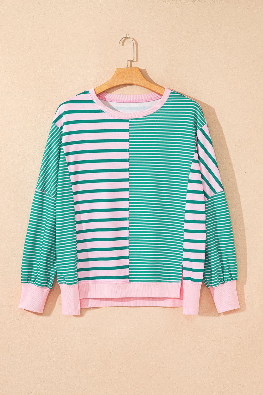 The London Mae Stripe Colorblock Sweatshirt