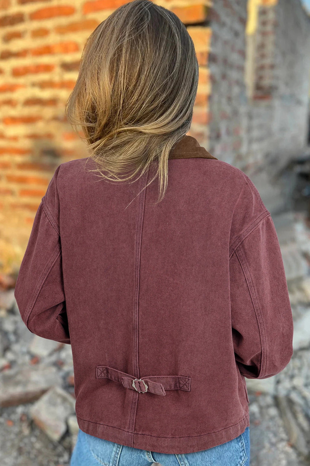 The Sutton Corduroy Collar Jacket