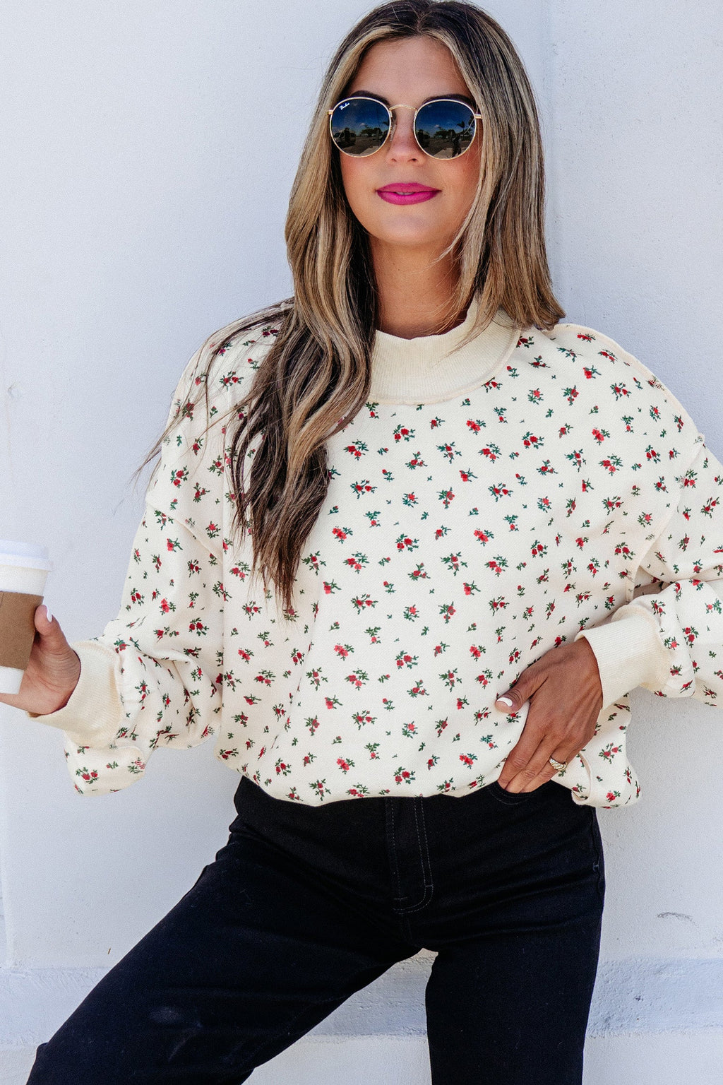 The Rosie Mae Floral Sweatshirt