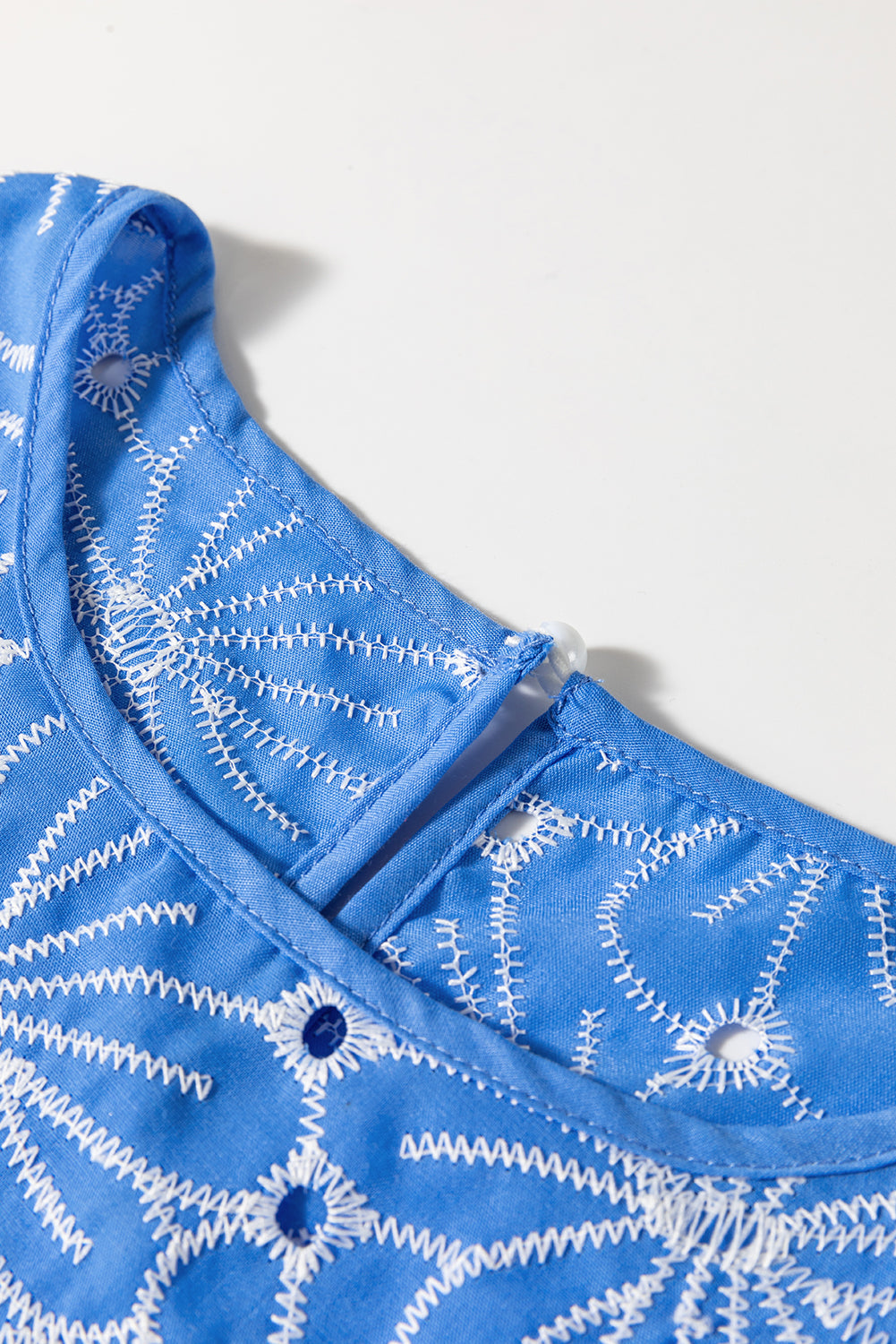 The Ava Embroidered Eyelet Blouse