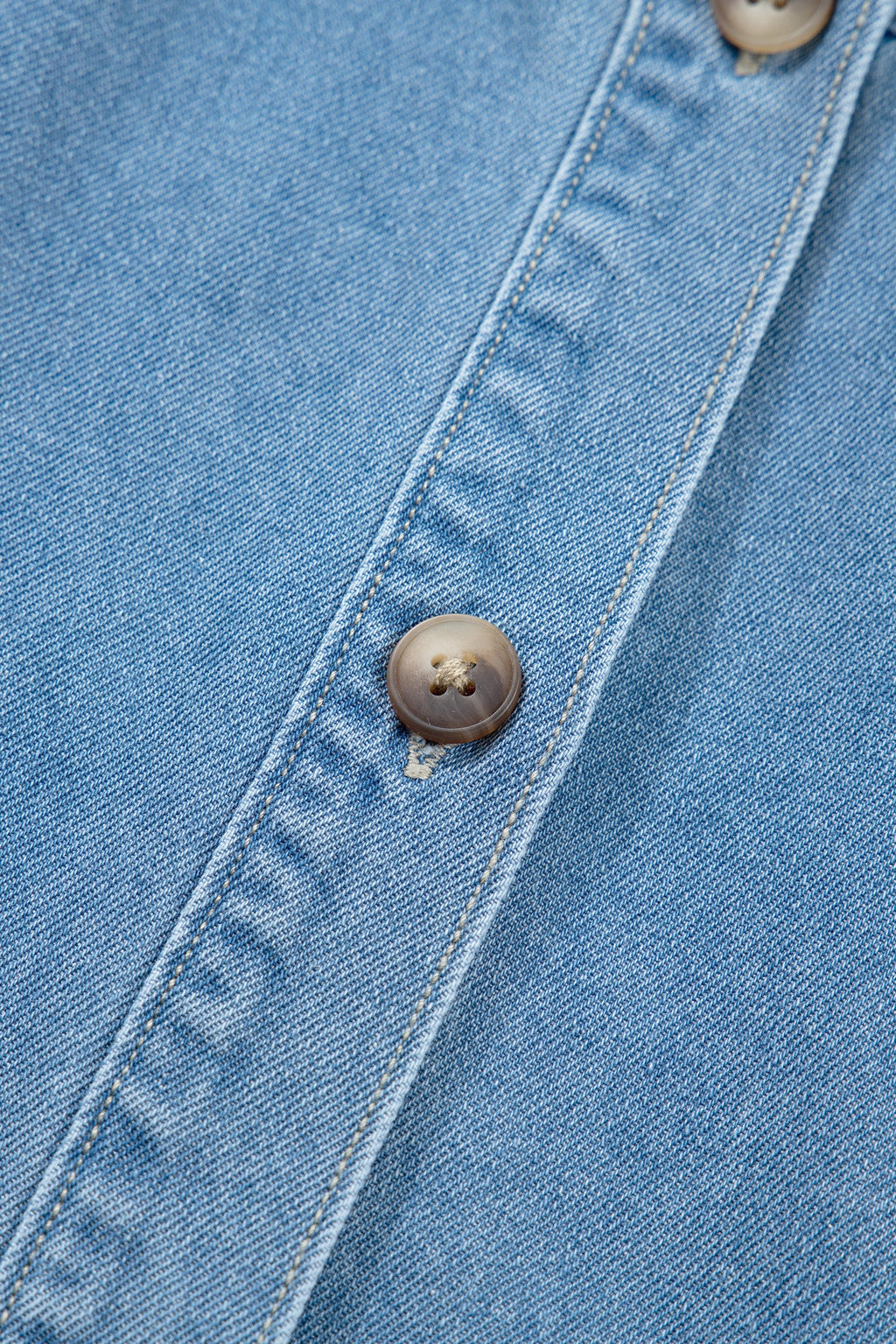 The Willow Denim Buttoned Dress