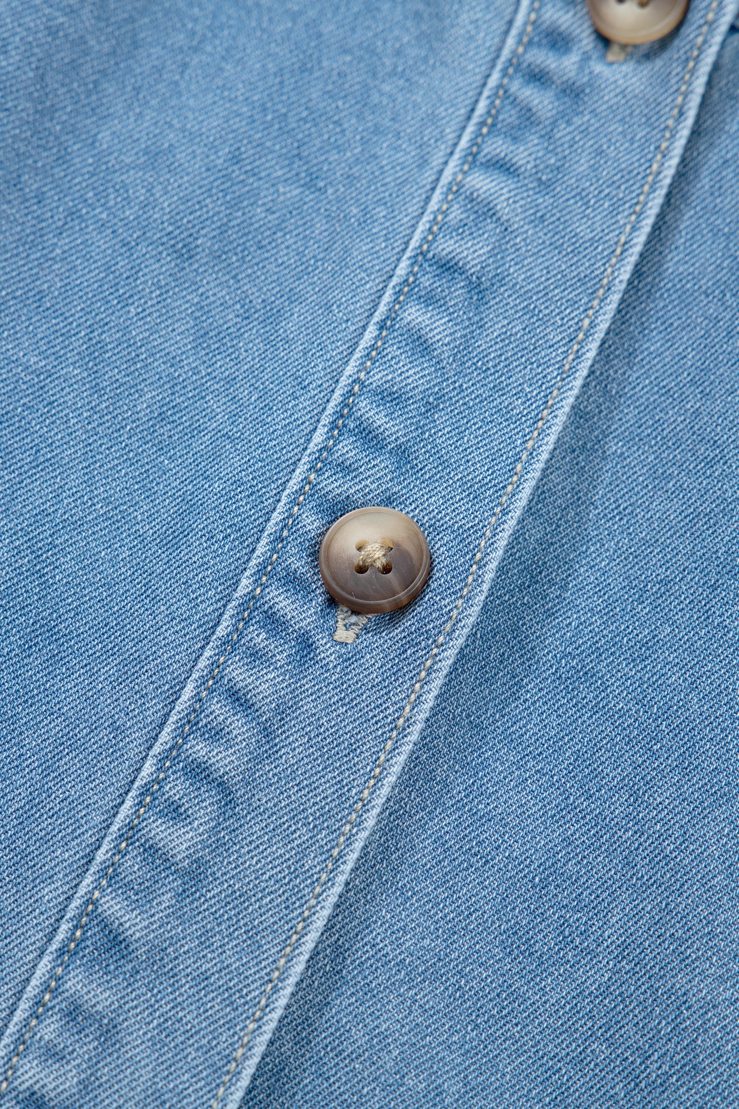 The Willow Denim Buttoned Dress